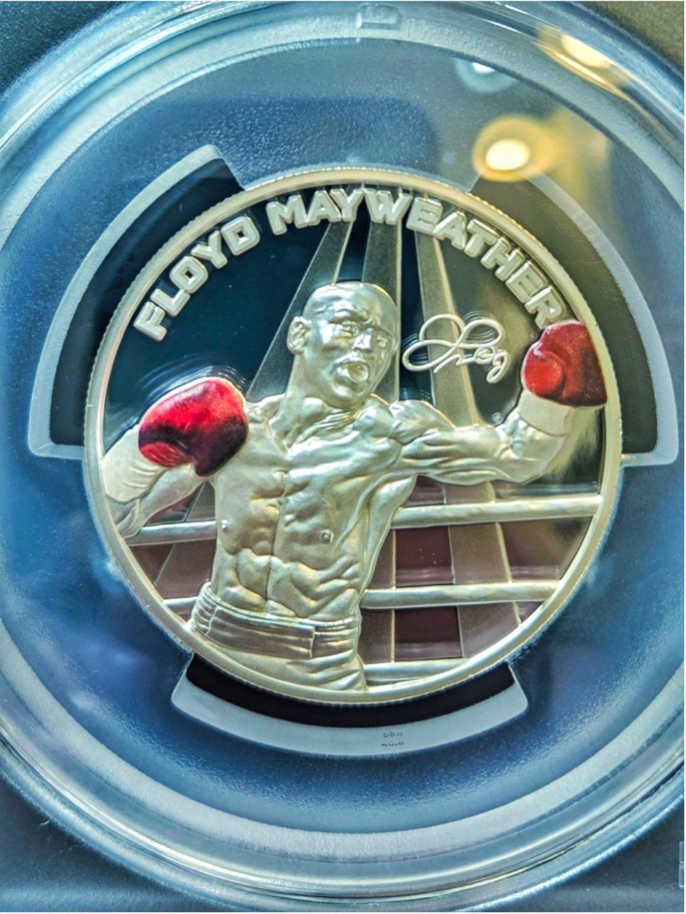 2024 Floyd Mayweather Jr 2oz Silver Samoa Gem Proof // Privy // Signed!